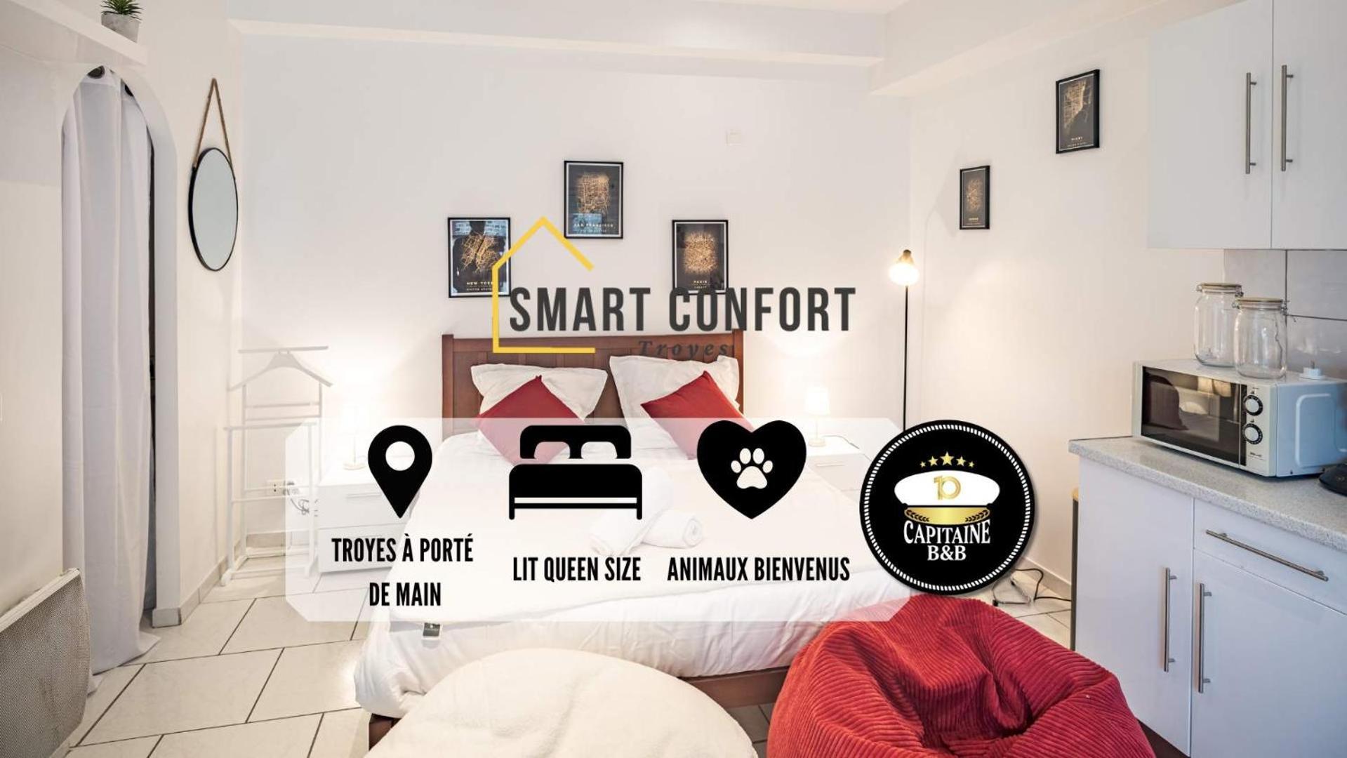 Smart Confort 1 - Studio Confort Et Style Troyes Exterior foto
